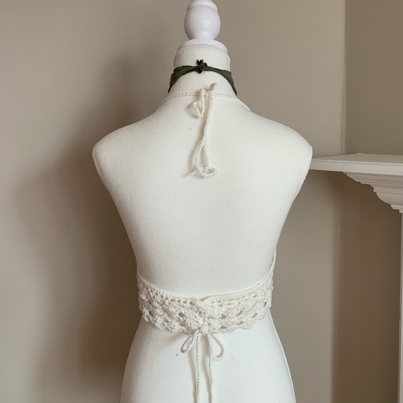 Bohemian Handmade Crochet Crop Top - Picture 3 of 4